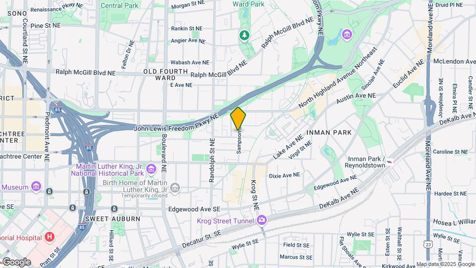 658 John Wesley Dobbs Ave NE Map and Location Details
