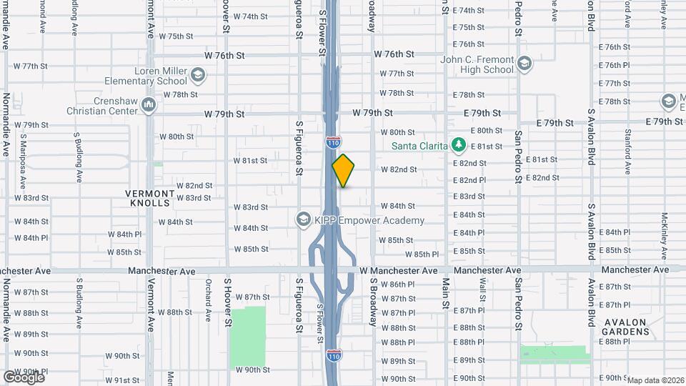 348 W 83rd St Map and Location Details