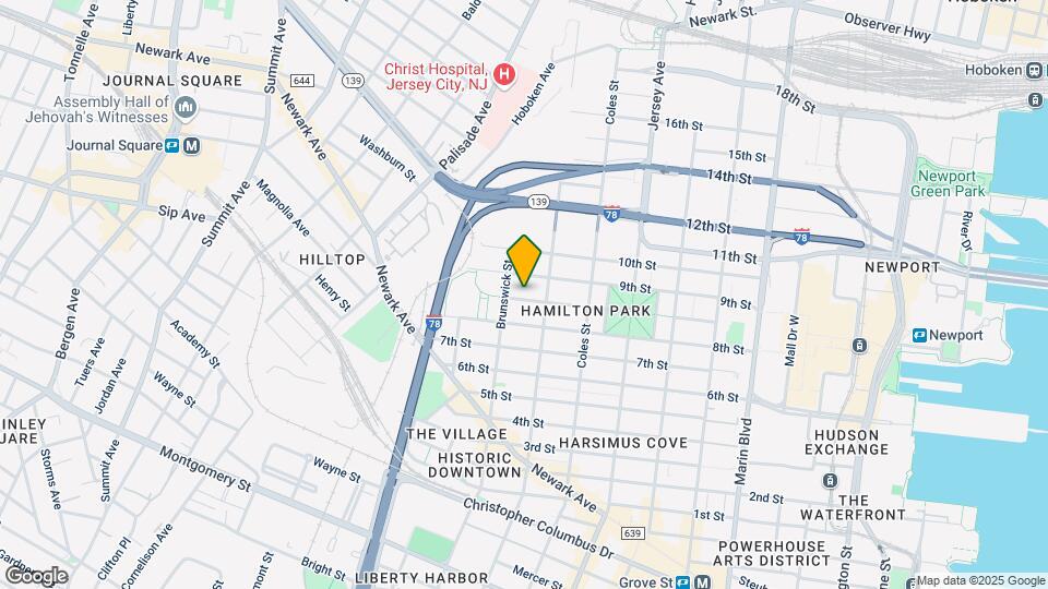 340 Pavonia Ave Mapa y Detalles de la Ubicación