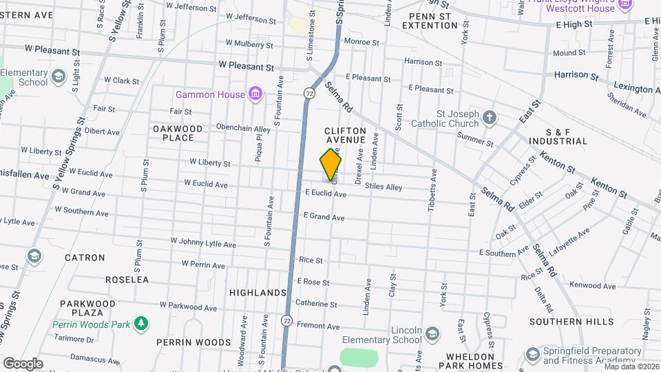 919 Clifton Ave Mapa y Detalles de la Ubicación