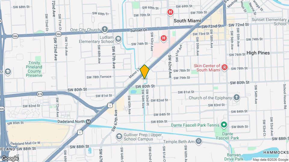 7901 SW 64th St Mapa y Detalles de la Ubicación