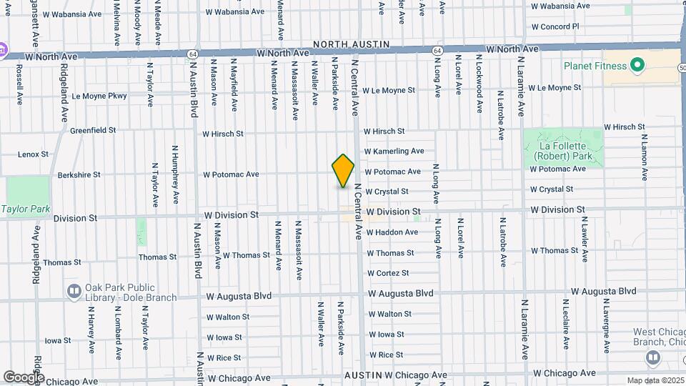 1227 N Parkside Ave, Unit Garden Mapa y Detalles de la Ubicación