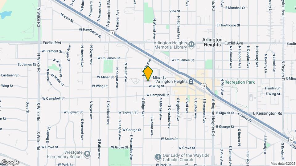 512 W Wing St Map and Location Details