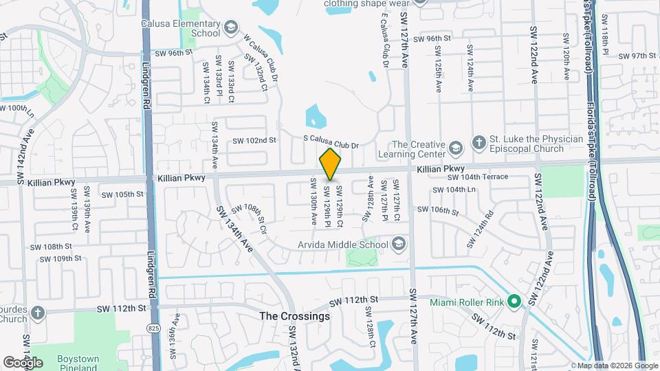 10443 SW 129th Pl Map and Location Details