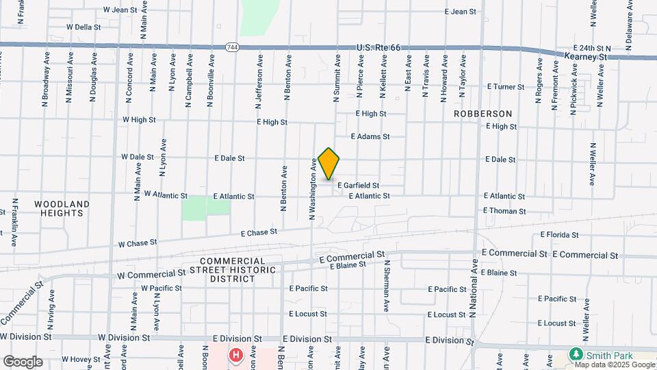 690 E Garfield St Map and Location Details