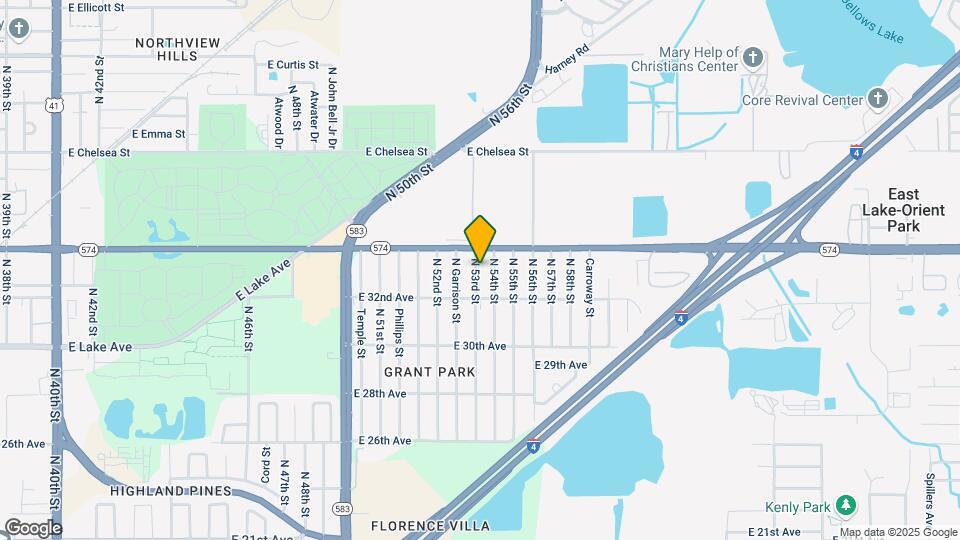 3813 N 53rd St-Unit -Main Map and Location Details
