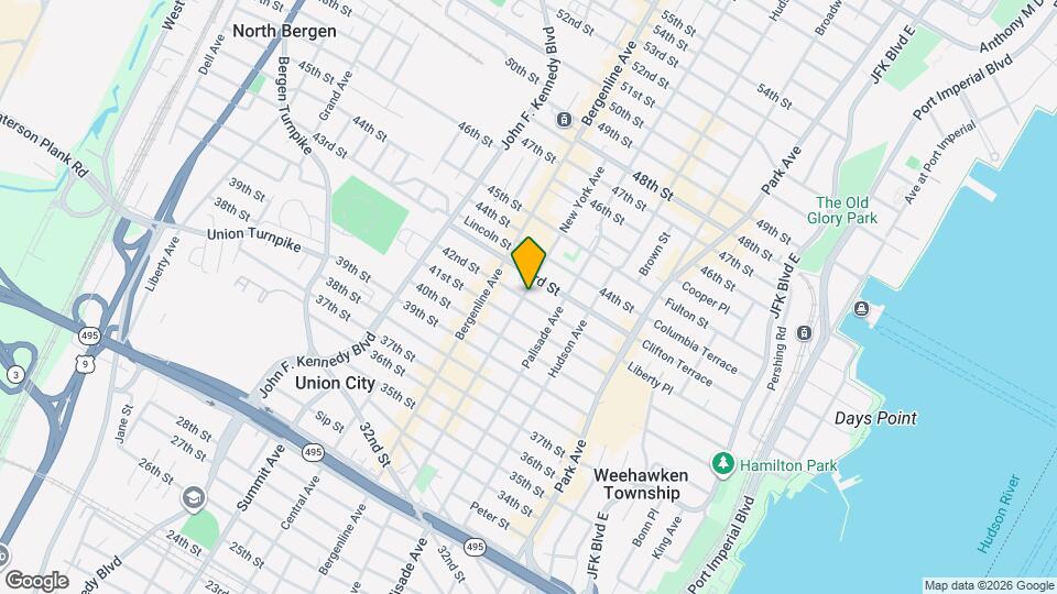 4202 New York Ave Map and Location Details