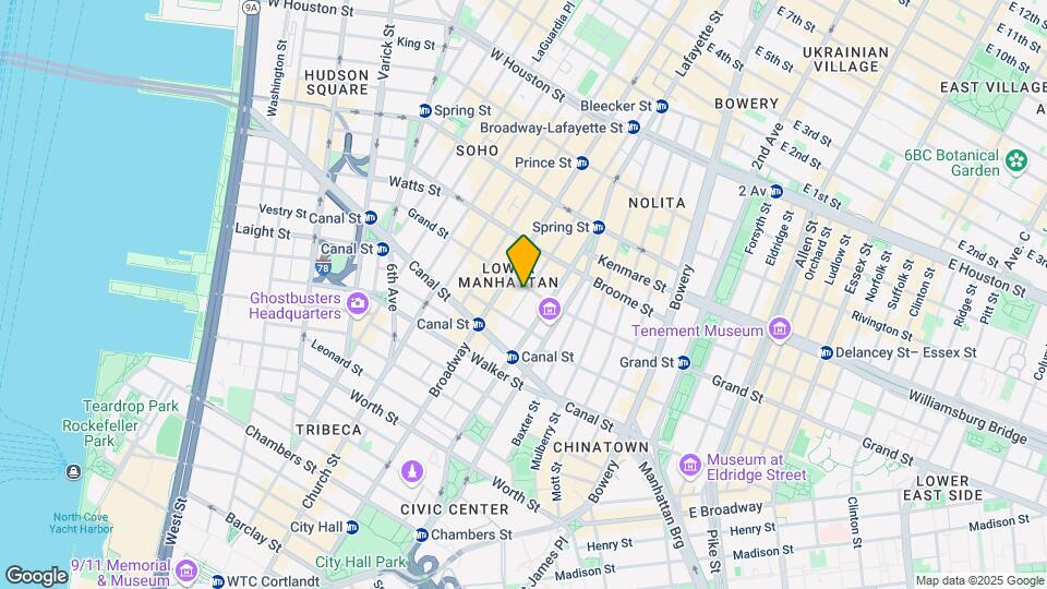 129 Grand St Mapa y Detalles de la Ubicación