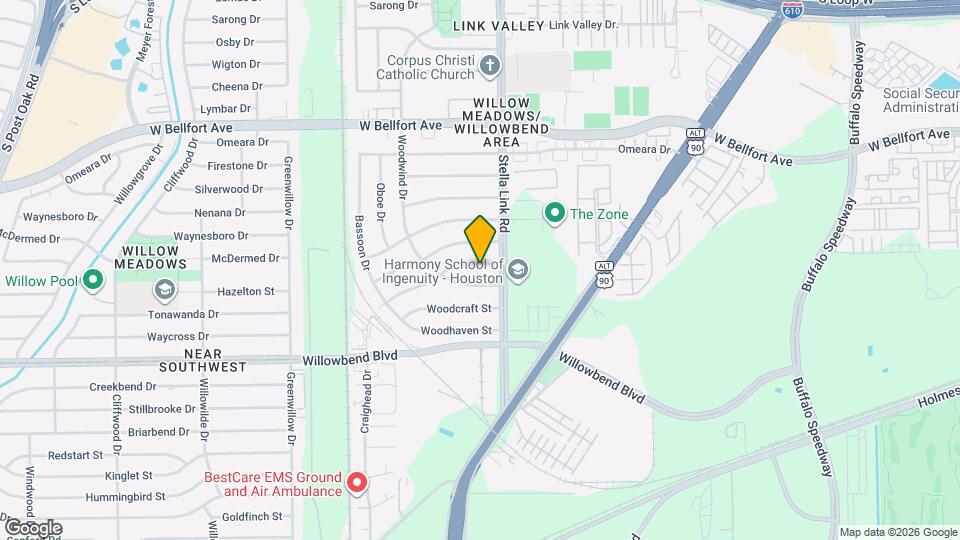 4017 Woodfin St Map and Location Details