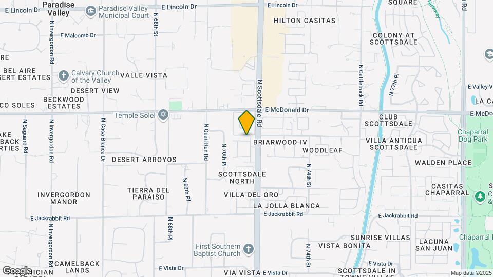 5832 N Scottsdale Rd Map and Location Details