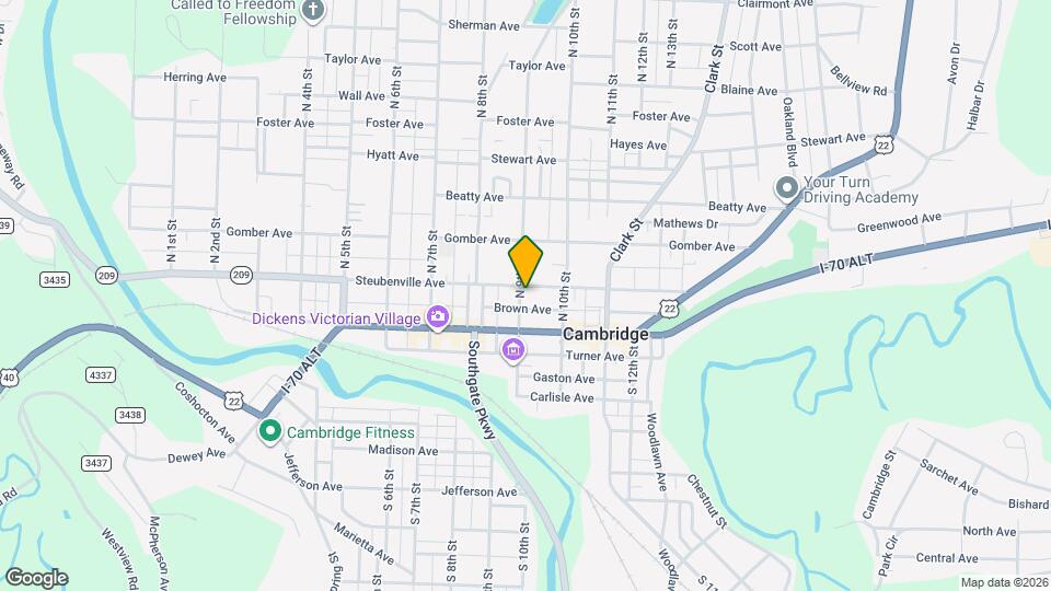 132 N 9th St, Unit 3 Map and Location Details