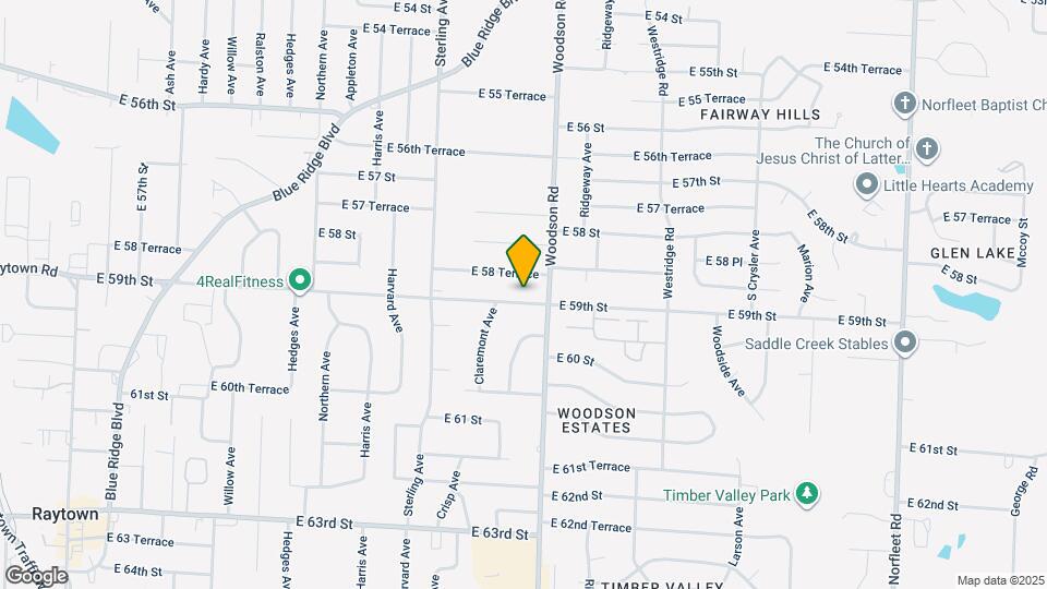 11418 E 59th St Map and Location Details