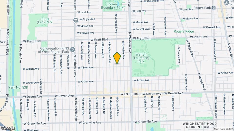 6603 N Campbell Ave, Unit 1 Map and Location Details