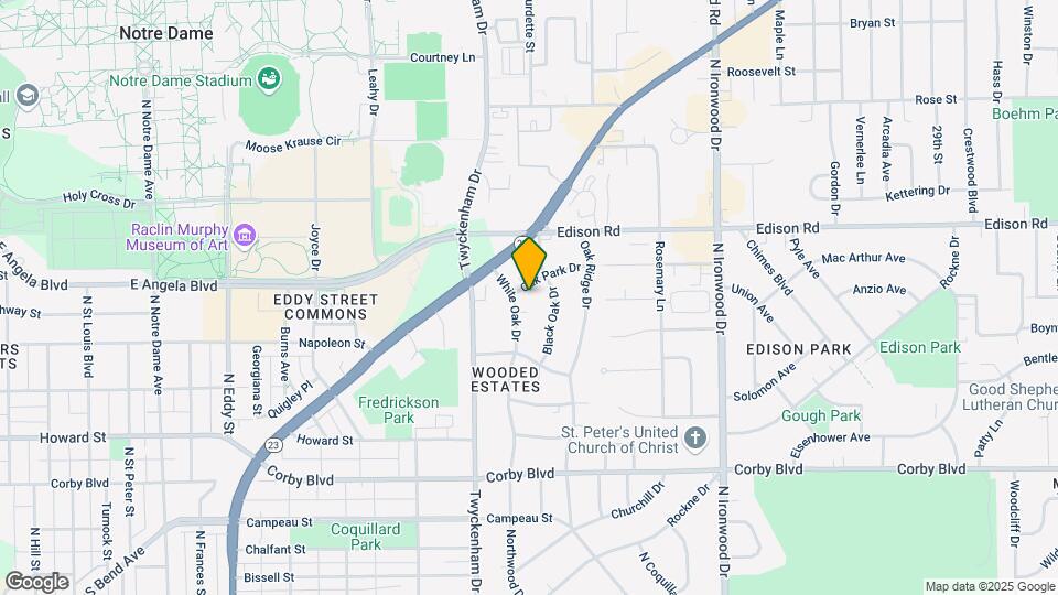 1614 Oak Park Dr Map and Location Details