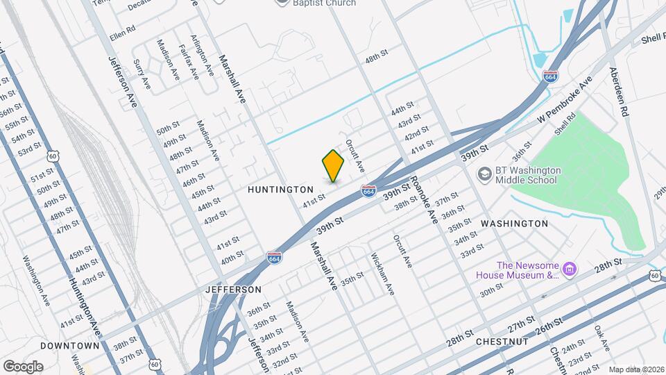 4101 Newsome Dr Map and Location Details