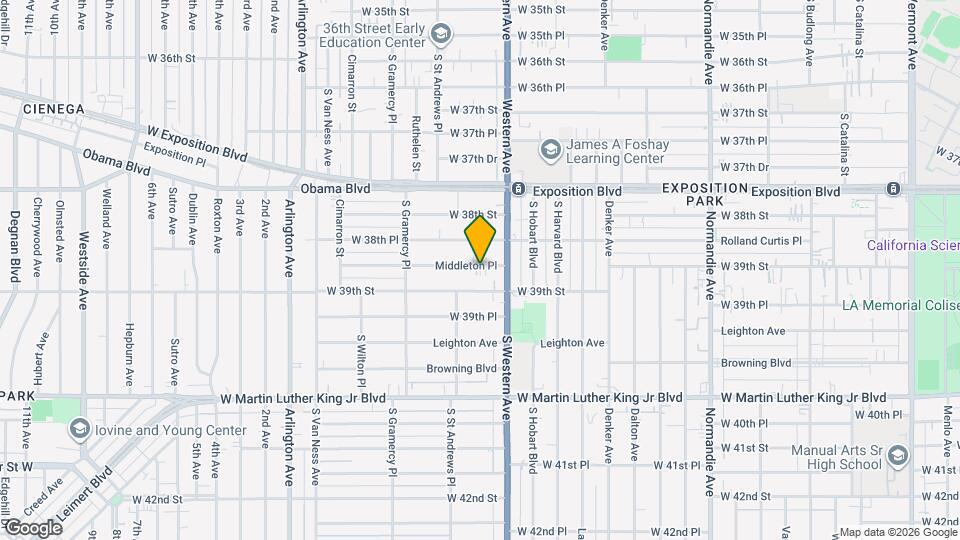 1632 Middleton Pl Mapa y Detalles de la Ubicación