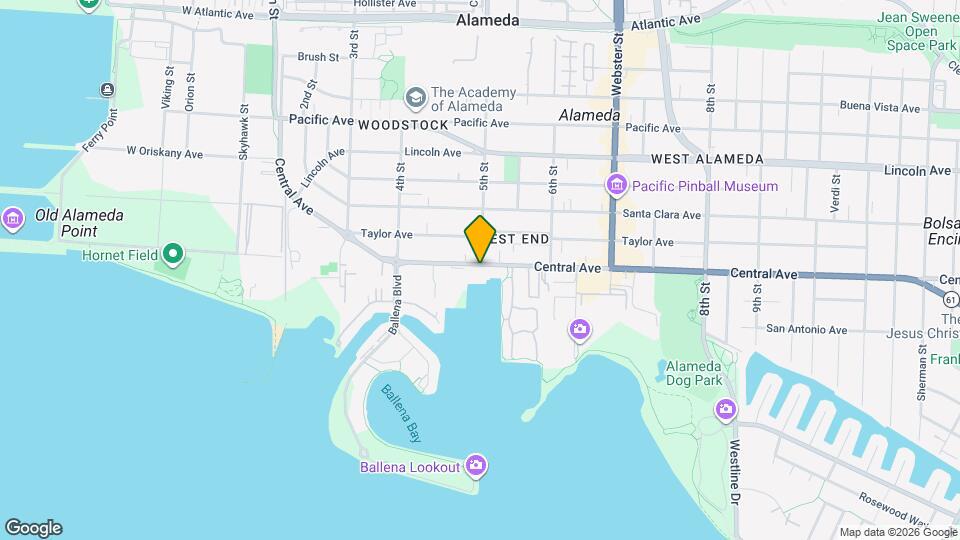 478 Central Ave Map and Location Details