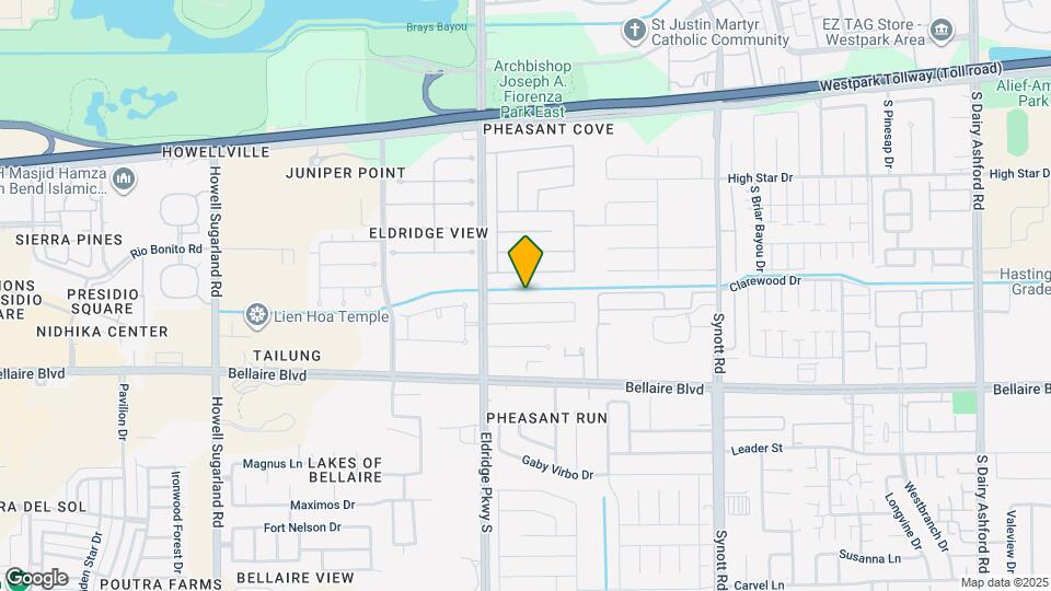 13506 Clarewood Dr Map and Location Details