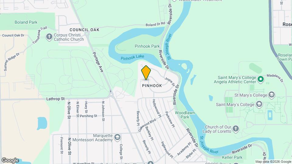 2421 Hollywood Pl Map and Location Details