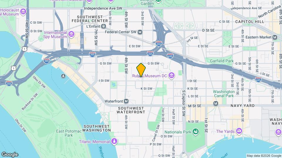 301 I St SW Map and Location Details