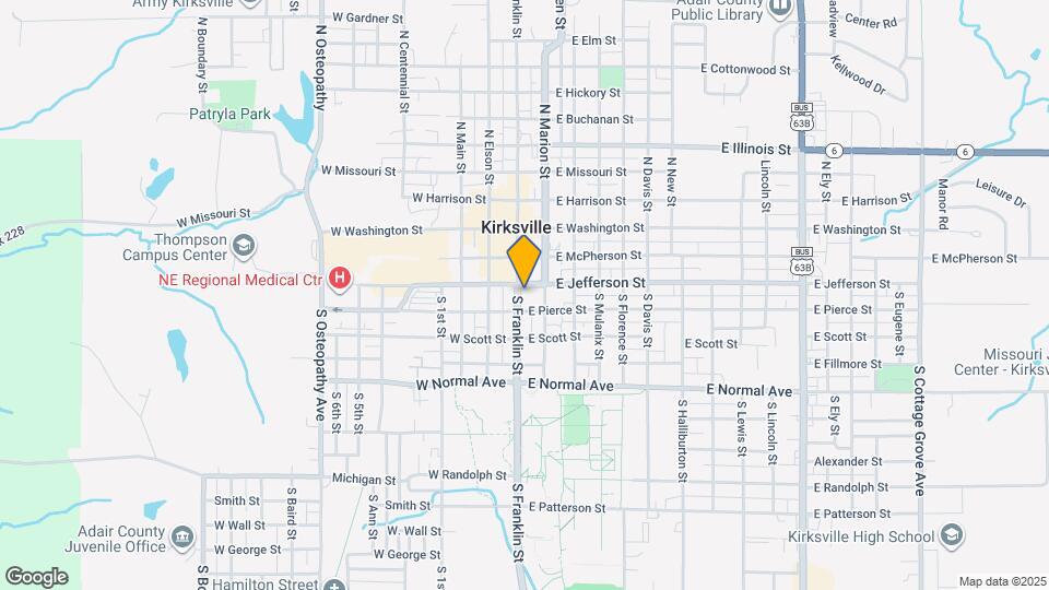 307 S Franklin St Apartments and Nearby Kirksville Apartments For Rent