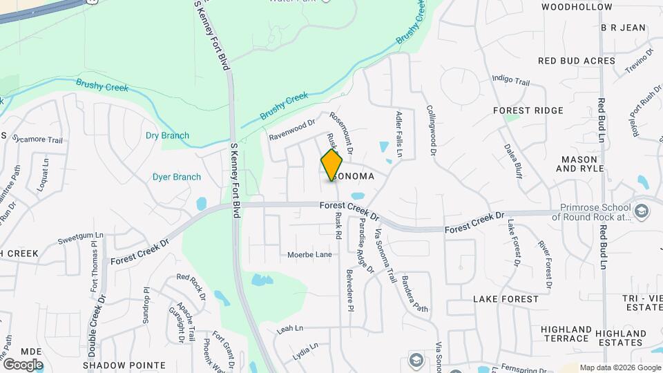 932 Rusk Rd Map and Location Details