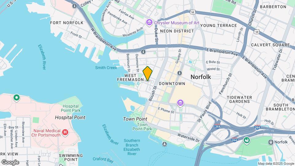 230 W Tazewell St Map and Location Details