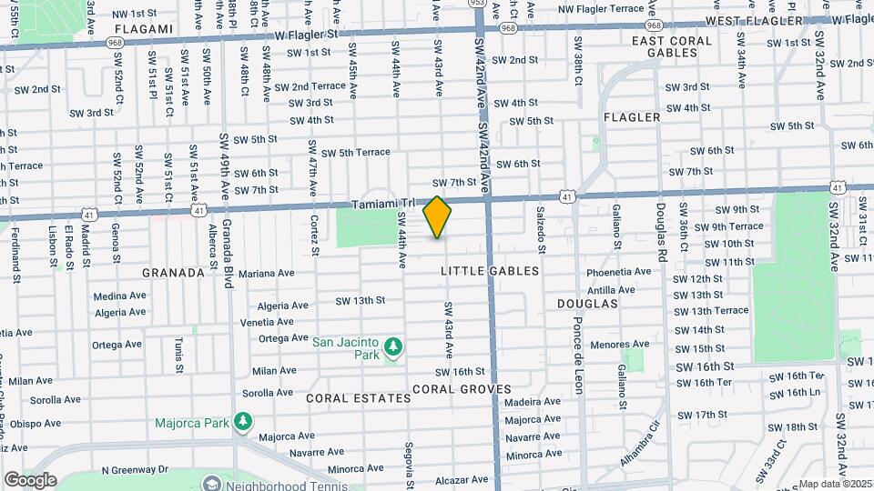 4323 SW 10th St Map and Location Details