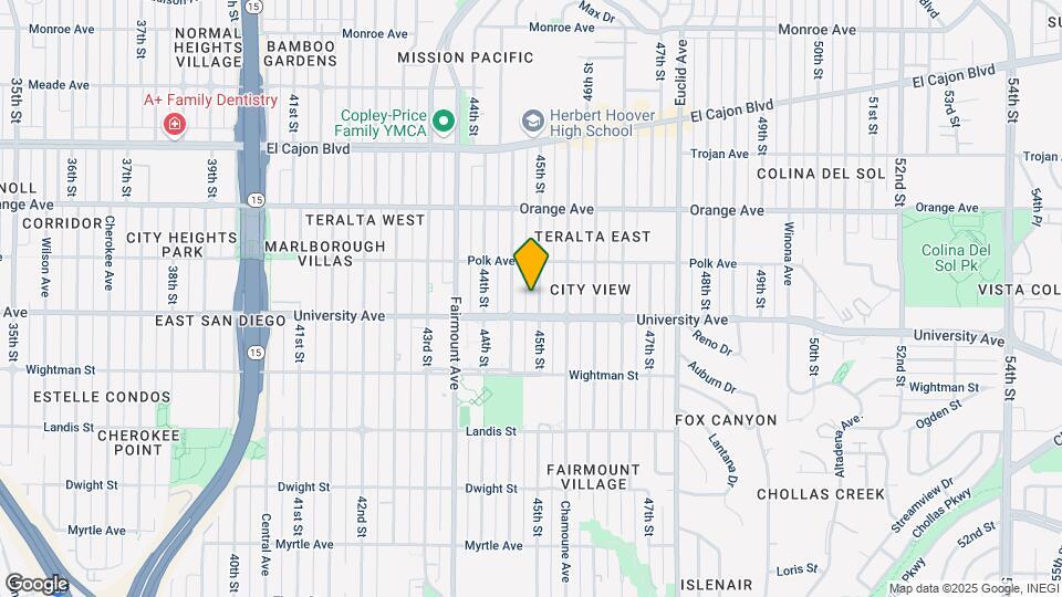 4030 N 45th St Map and Location Details