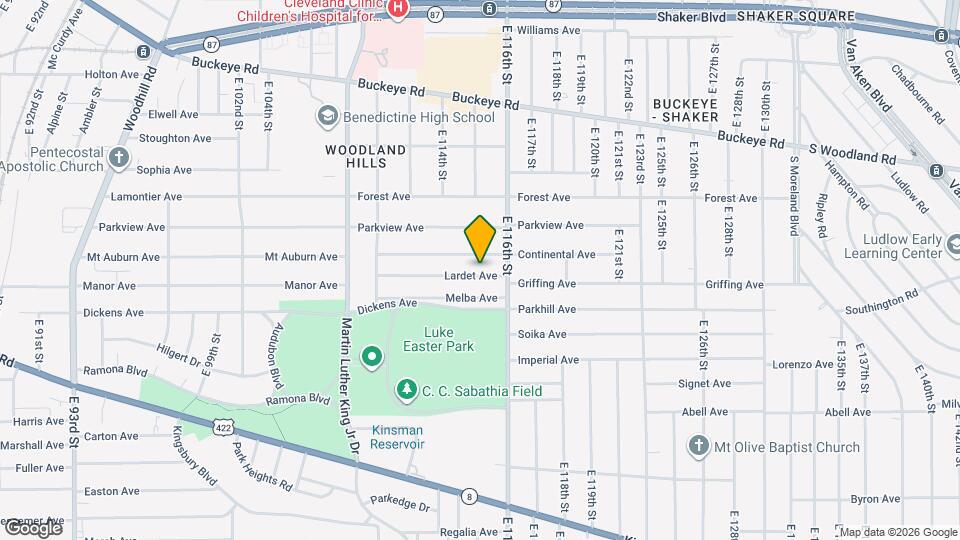11429 Lardet Ave Map and Location Details