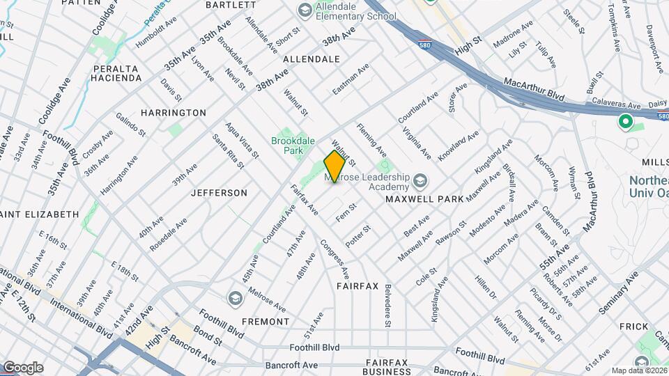 2500-2506 Frances St Map and Location Details