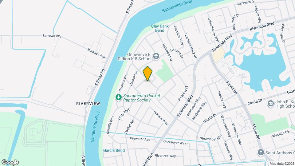 6606 Surfside Way Map and Location Details