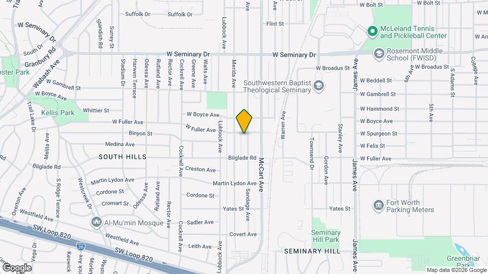 4704 Sandage Ave Mapa y Detalles de la Ubicación