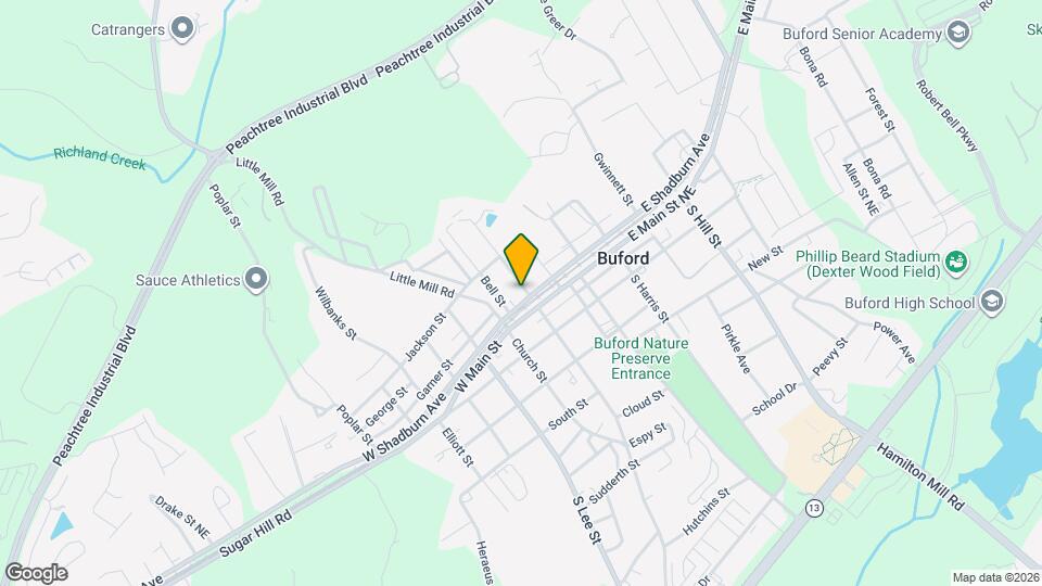 209 W Shadburn Ave Map and Location Details