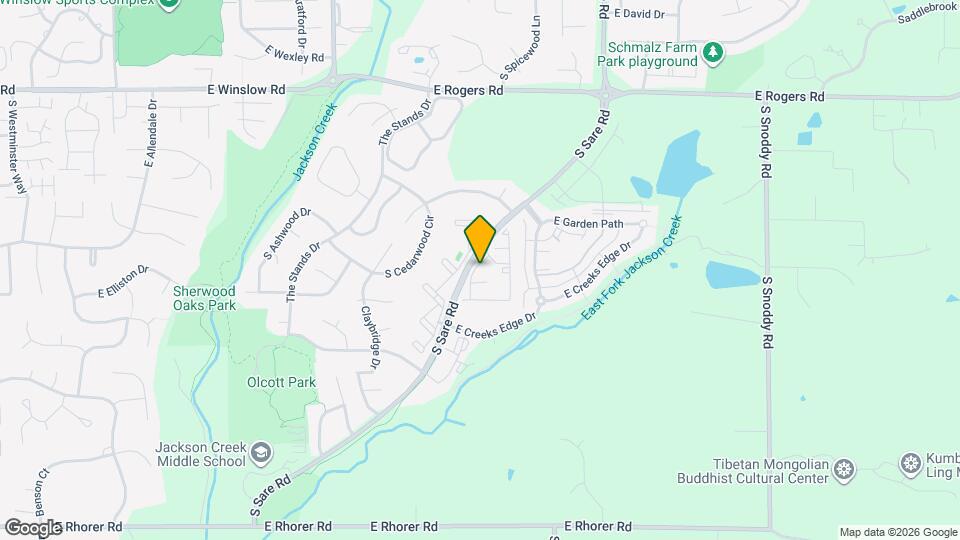 2636 E Olson Dr Map and Location Details