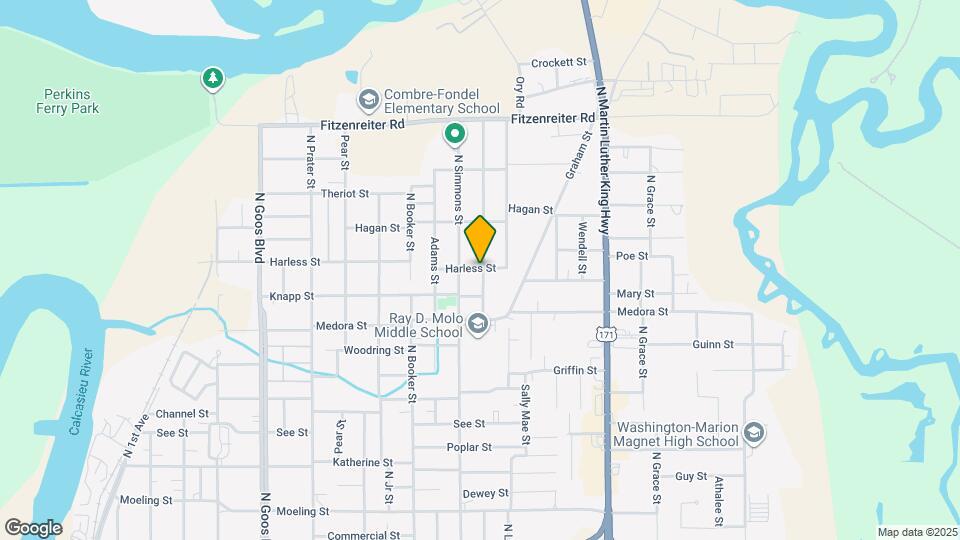 1617 N Jake St Map and Location Details