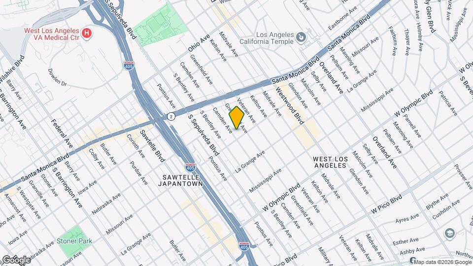 1850 Camden Ave, Unit 7 Map and Location Details