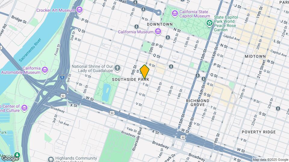 1009 T St Map and Location Details