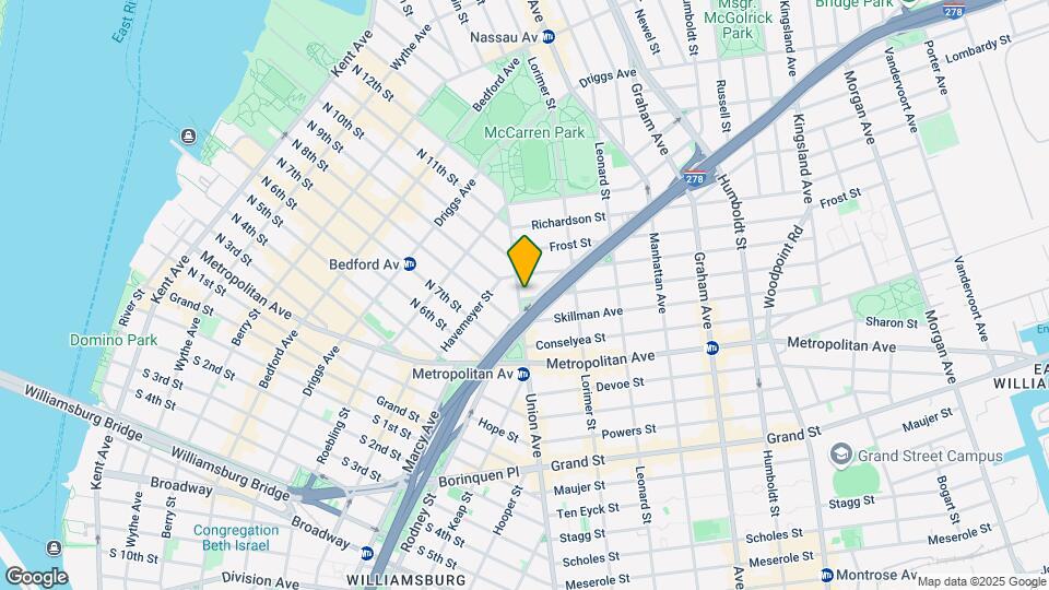 520 Union Ave Mapa y Detalles de la Ubicación
