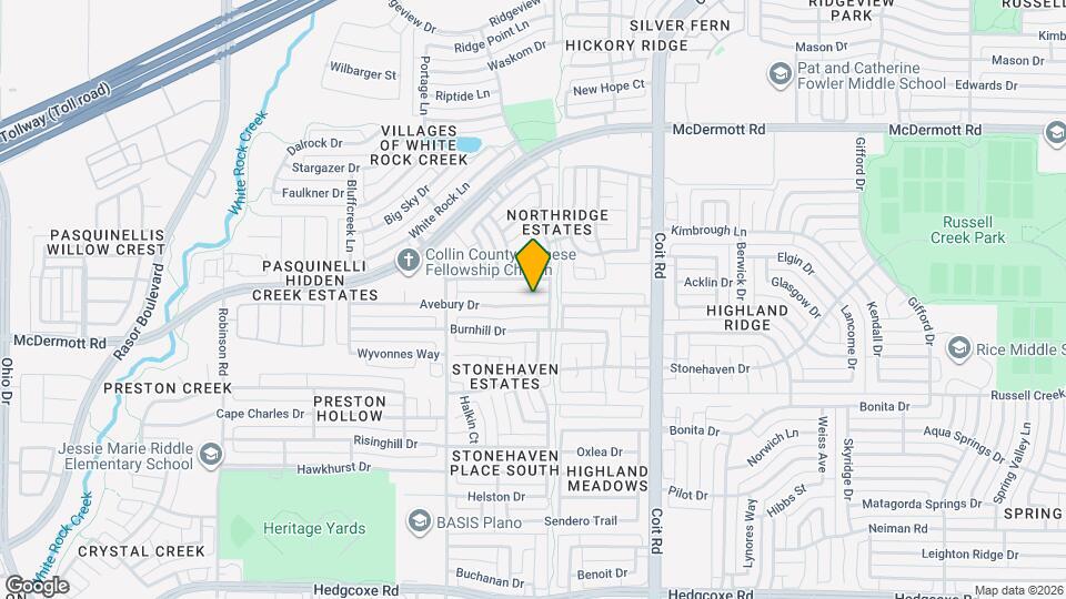 4309 Avebury Dr Map and Location Details