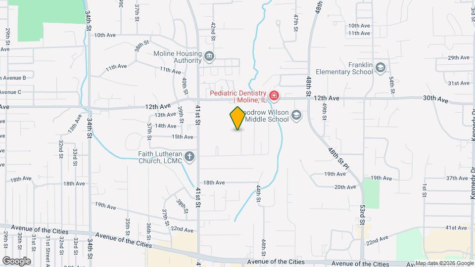 1417 43rd St Map and Location Details