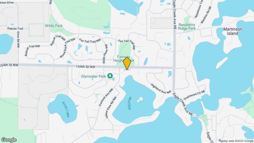 3611 Crystal Bay Ln NW Map and Location Details