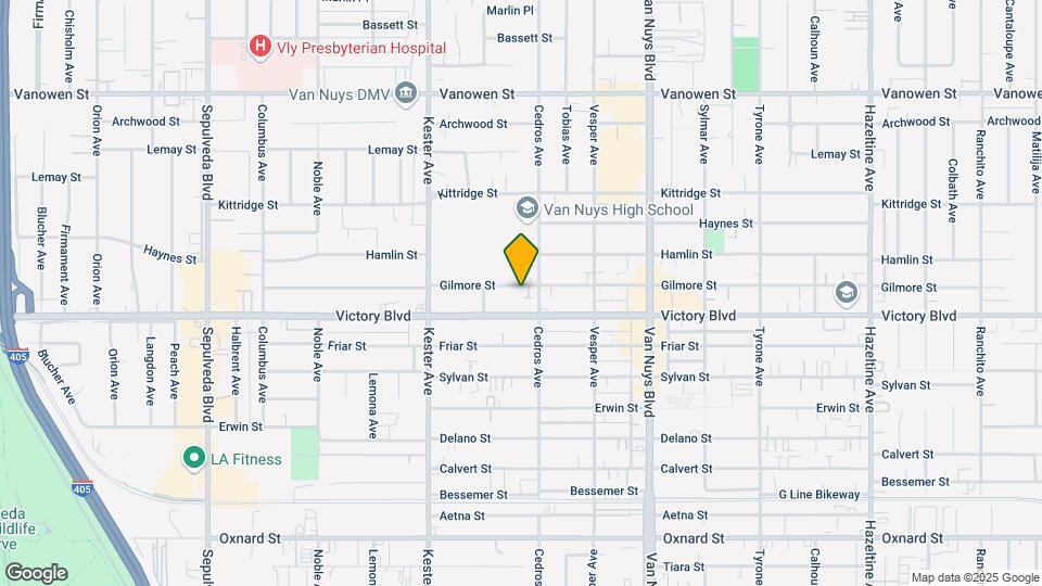 14716 Gilmore St Map and Location Details