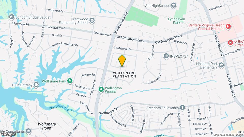 908 N Plantation Dr Mapa y Detalles de la Ubicación