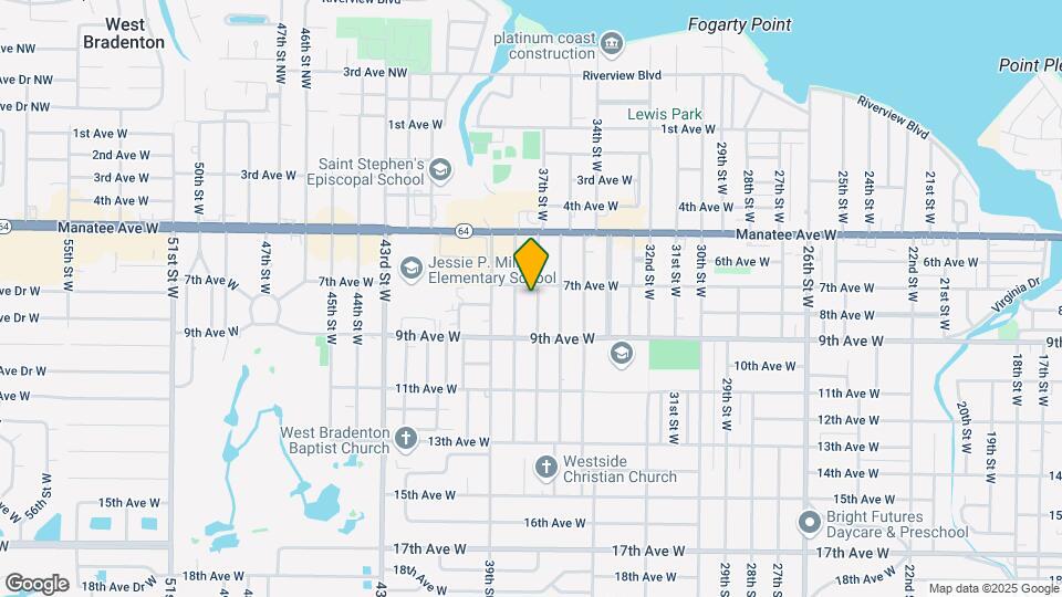 714 37th St W Map and Location Details