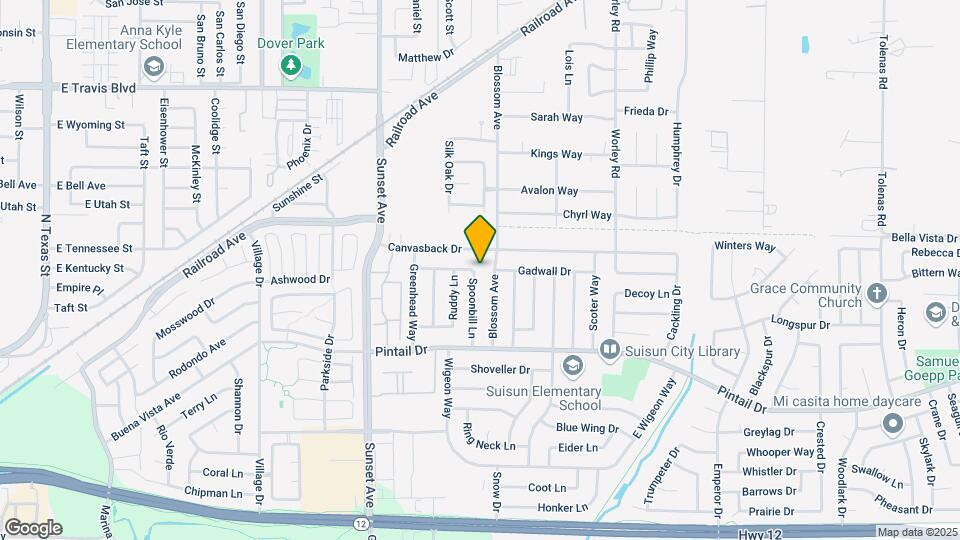 831 Spoonbill Ln Map and Location Details