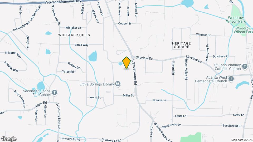 7019 S Sweetwater Rd Map and Location Details
