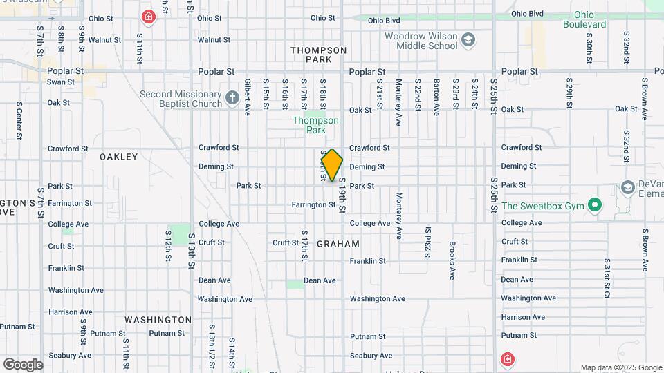 1851-1853 Park St Mapa y Detalles de la Ubicación