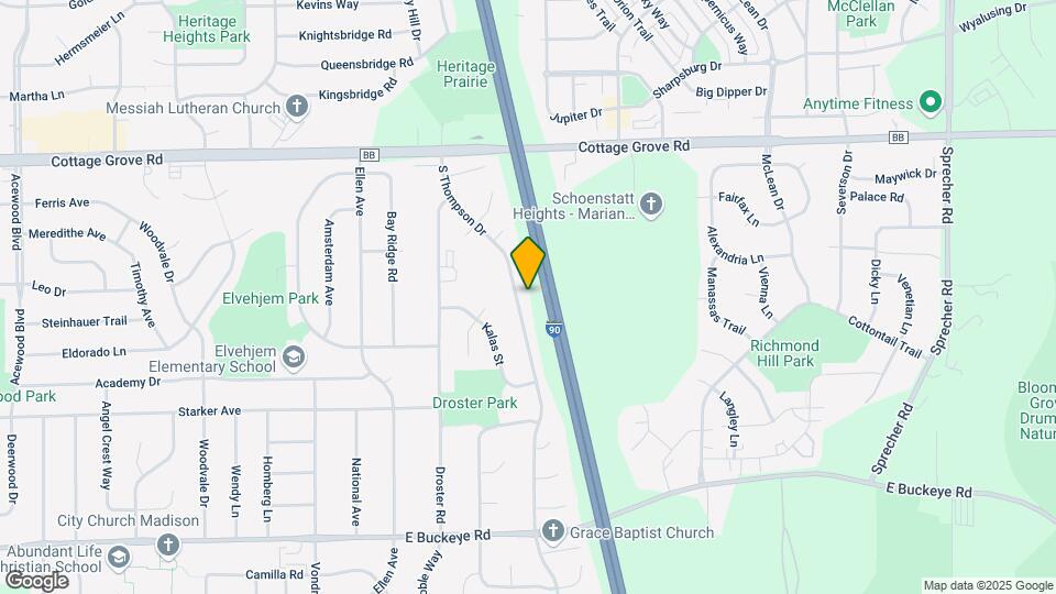 1231 S Thompson Dr Map and Location Details