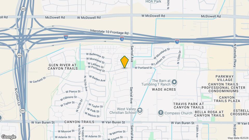 16352 W Roosevelt St Map and Location Details